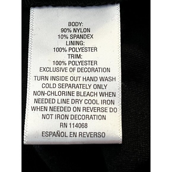 Women's Adrianna Papell Salmon Color Short Sleeve Lace Shirt, Top, Large - Picture 8 of 9